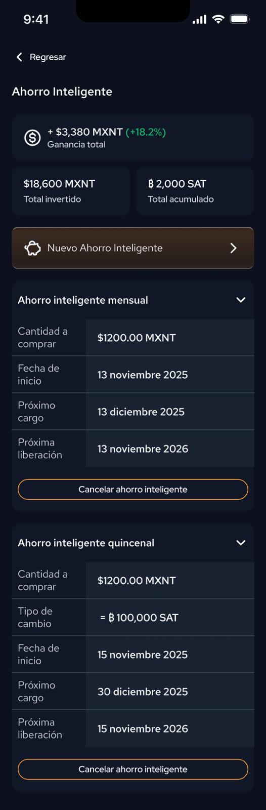 Ahorro Inteligente - Compras Recurrentes