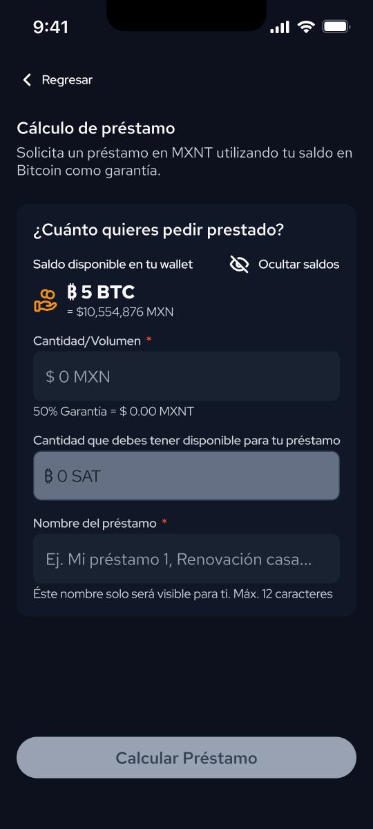 Préstamos MXN - Calculadora